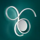 Applique avec LED en Métal Peint Design Moderne - Trella Viadurini