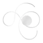 Applique avec LED en Métal Peint Design Moderne - Trella Viadurini