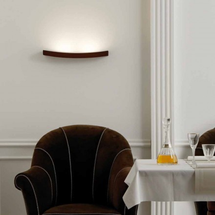 Lampe murale en acier design moderne Ø50xh.3,5xsp.10 cm Eldora Viadurini