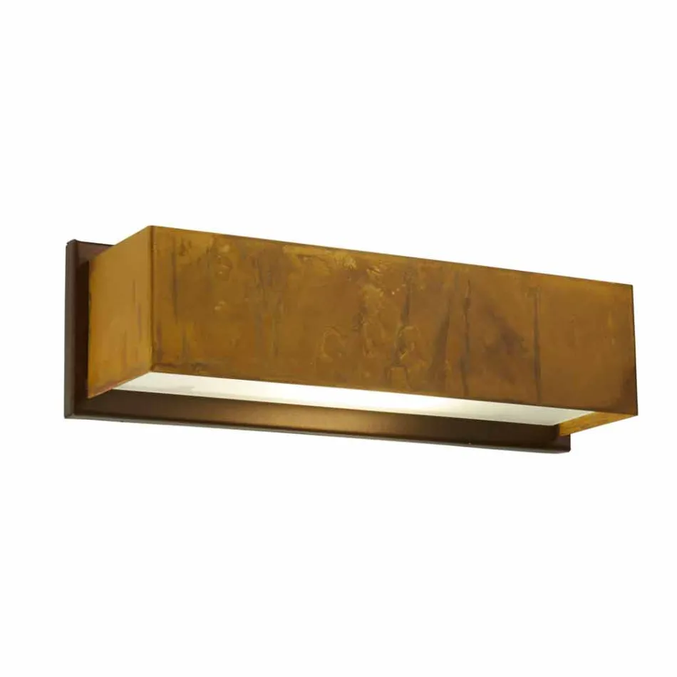 mur Lampe design en laiton et en acier inoxydable Ø35xh.10xsp.9 de Harya Viadurini