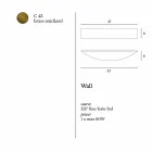 Applique en laiton design moderne Ø47xh.8xsp.8 cm Blandine Viadurini