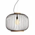 lampe murale moderne en acier Ø48xh.40xL.cavo100 Berens Viadurini