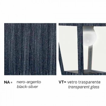 Applique pour extérieur classique made in Italy, Kristel aluminium