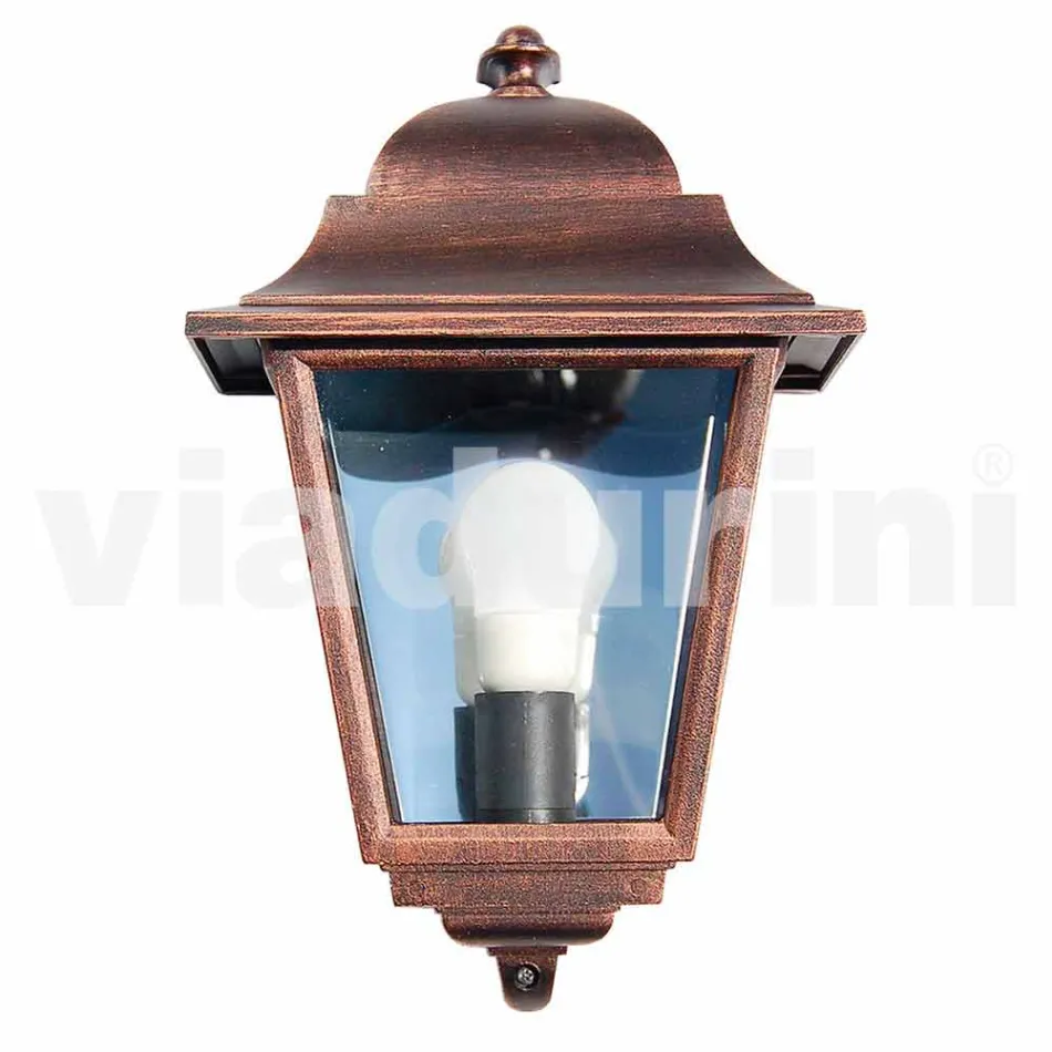 Applique d'extérieur en aluminium fabriqué en Italie, Aquilina Viadurini