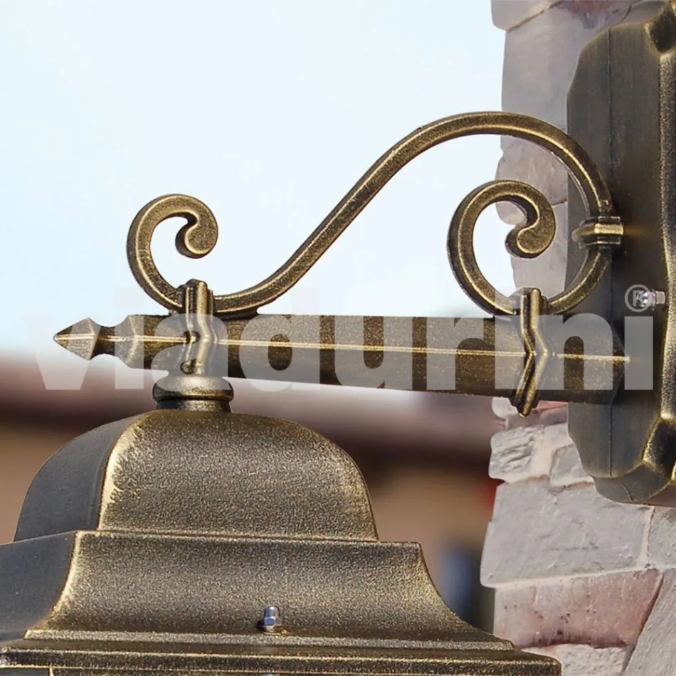 Applique d'extérieur en aluminium fabriquée en Italie, Aquilina Viadurini