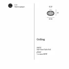 lampe de plafond moderne en acier peint, Ø48xH 35 cm, heila Viadurini