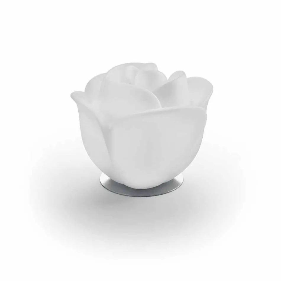 Lampe de table en forme de rose avec LED RGBW à induction - Baby Love par Myyour Viadurini