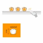 Lampe de table en forme de rose avec LED RGBW à induction - Baby Love par Myyour Viadurini