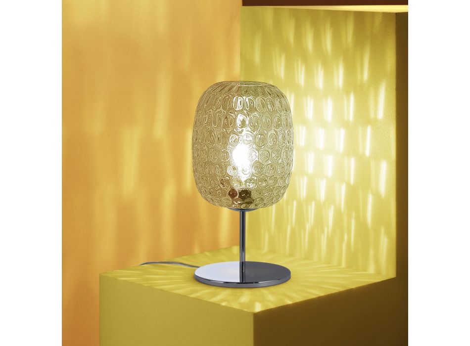 Lampe de Table Artisan en Verre de Venise Soufflé - Cloe Balloton Viadurini