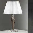 Lampe de table classique faite à la main en verre et cristal - Mariangela Viadurini