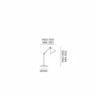 Lampe de Table avec Joint en Laiton et Fer Design Vintage - Loft par Il Fanale Viadurini