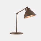 Lampe de Table avec Joint en Laiton et Fer Design Vintage - Loft par Il Fanale Viadurini