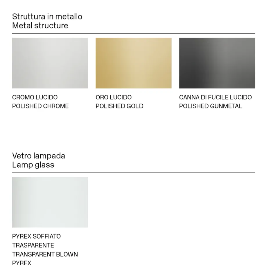 Lampe de table avec structure en métal brillant Made in Italy - Donatina Viadurini