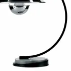 Lampe de Table avec Structure en Chêne et Métal Made in Italy - Lumetto Viadurini