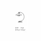 Lampe de Table avec Structure en Chêne et Métal Made in Italy - Lumetto Viadurini