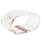 Lampe de table en cristal acrylique et feuille d'or, d'argent ou de cuivre - Gnassi Viadurini