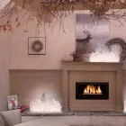 Lampe de table design avec maisons à led blanches ou rouges Design Slide - Kuusi Viadurini