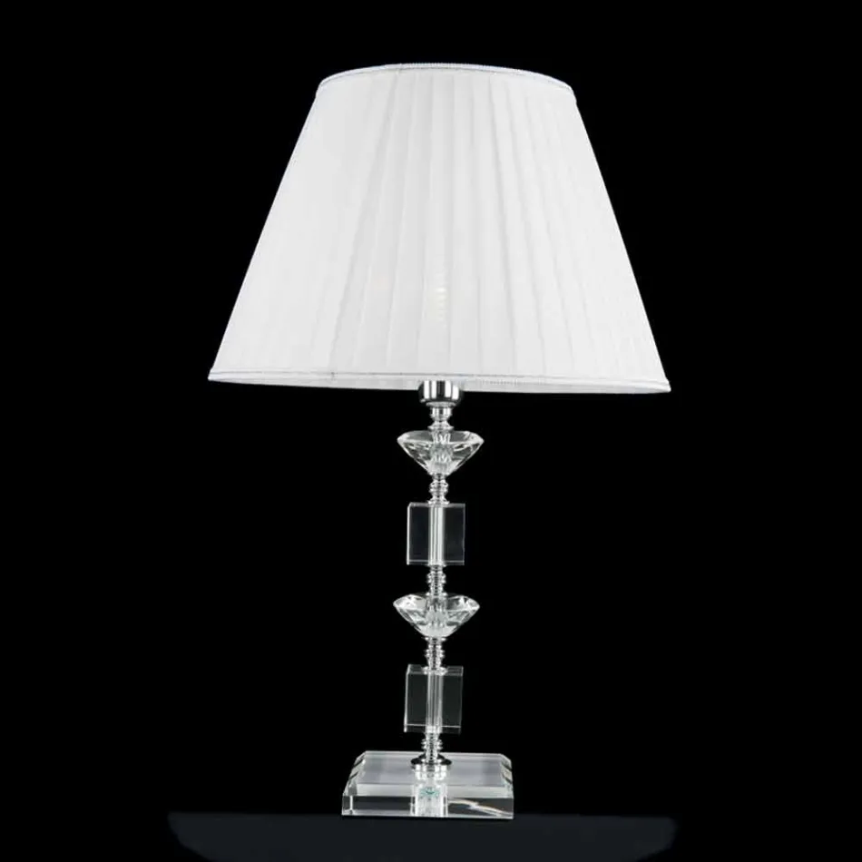 verre design lampe et table en cristal Ivy, fabriqué en Italie Viadurini