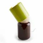 Lampe à poser en céramique au design moderne fabriquée en Italie, en Asie Viadurini