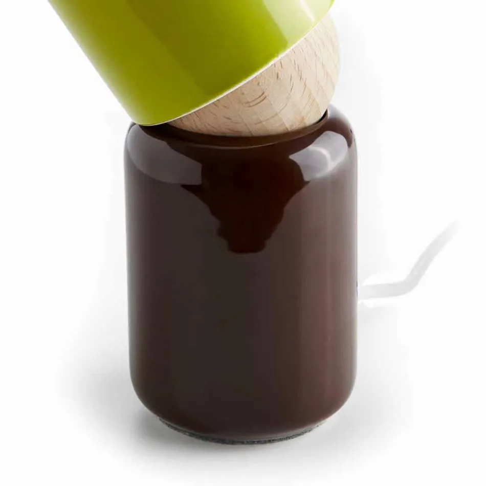 Lampe à poser en céramique au design moderne fabriquée en Italie, en Asie Viadurini