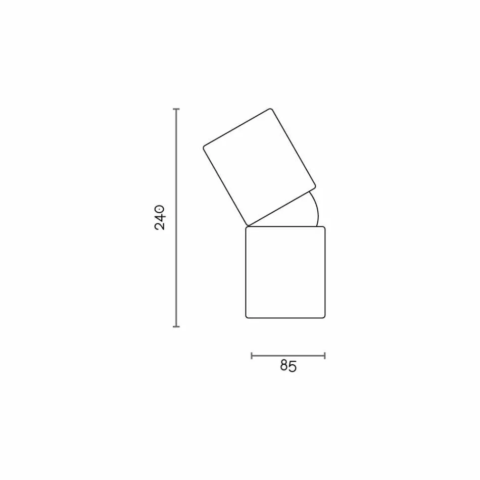 Lampe à poser en céramique au design moderne fabriquée en Italie, en Asie Viadurini