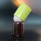 Lampe à poser en céramique au design moderne fabriquée en Italie, en Asie Viadurini