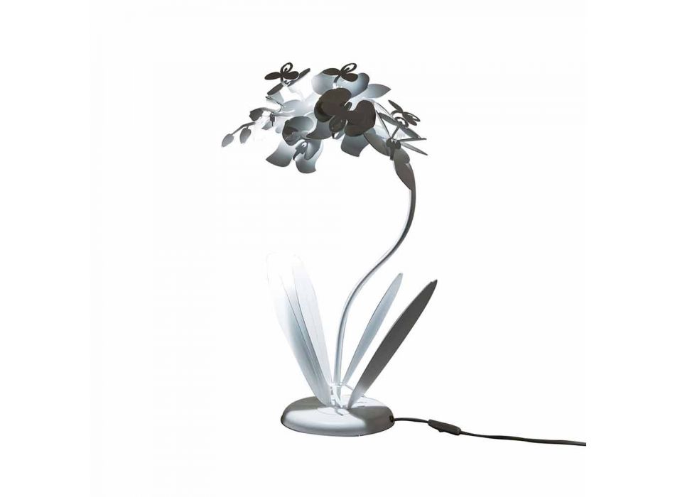 Lampe de table en fer au design moderne Made in Italy - Amorpha Viadurini