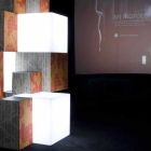 Lampe de table et lampadaire Slide White cube brillant fabriqué en Italie Viadurini