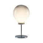 Grande lampe de table en verre soufflé à la main, disponible en plusieurs couleurs et fabriquée en Italie - Iride Viadurini