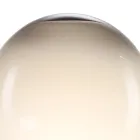 Grande lampe de table en verre soufflé à la main, disponible en plusieurs couleurs et fabriquée en Italie - Iride Viadurini