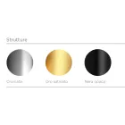 Grande lampe de table en verre soufflé à la main, disponible en plusieurs couleurs et fabriquée en Italie - Iride Viadurini