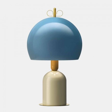 Lampe de Table en Aluminium et Laiton 3 Finitions Luxe - Bonton par Il Fanale Viadurini
