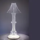 Lampe de table Aurel en plexiglas, disponible en deux tailles, fabriquée en Italie Viadurini