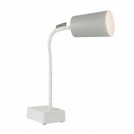 Lampe de table In-es.artdesign Paint T2 tige de ciment flexible Viadurini
