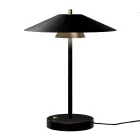 Lampe de table Mira en métal avec différentes finitions, fabriquée en Italie Viadurini
