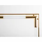 Lampe de Table en Laiton et Résine avec Base en Marbre Made in Italy - Quizza Viadurini