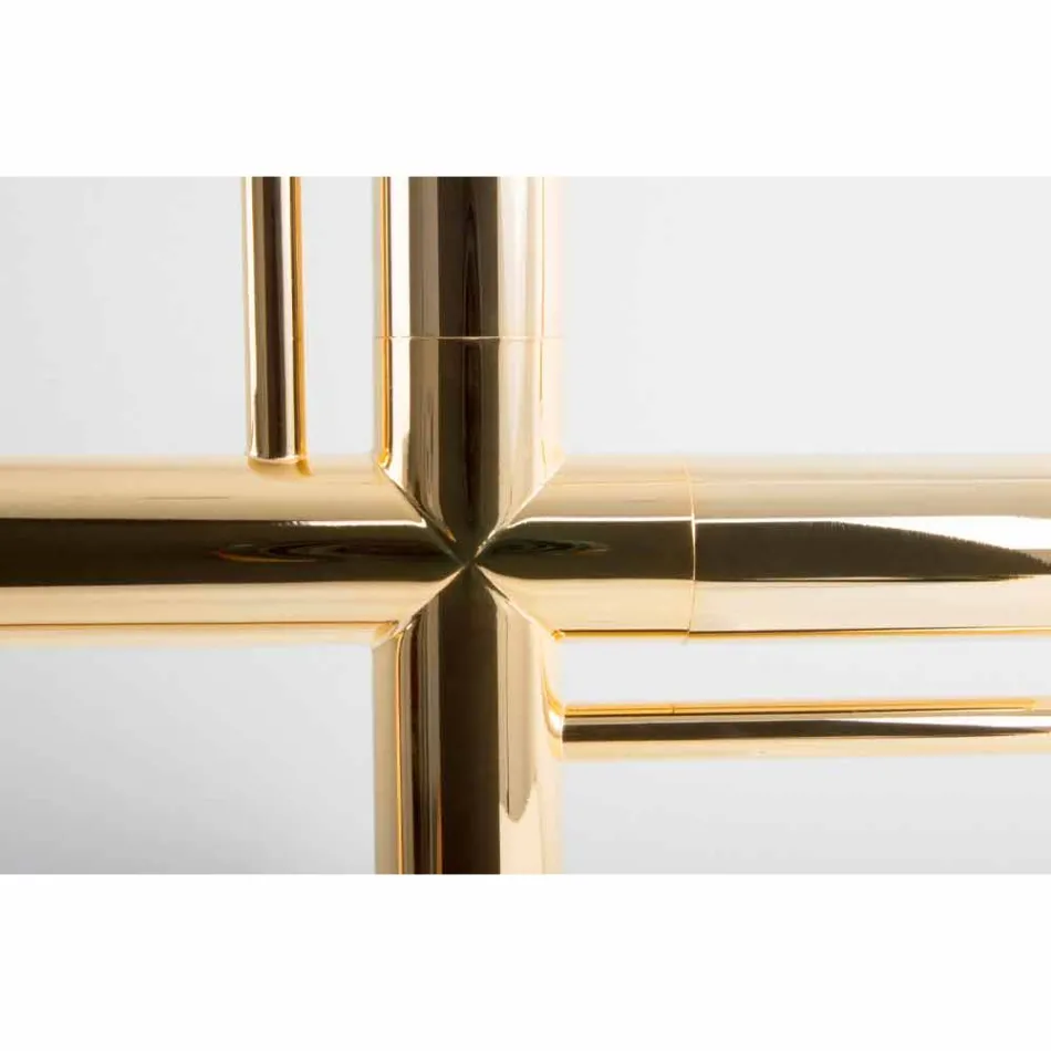 Lampe de Table en Laiton et Résine avec Base en Marbre Made in Italy - Quizza Viadurini