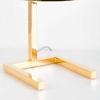 Lampe de Table en Laiton avec Finition Or ou Palladium Made in Italy - Adana Viadurini