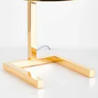 Lampe de Table en Laiton avec Finition Or ou Palladium Made in Italy - Adana Viadurini