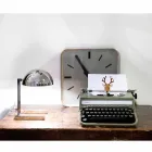 Lampe de Table en Laiton avec Finition Or ou Palladium Made in Italy - Adana Viadurini