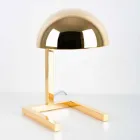 Lampe de Table en Laiton avec Finition Or ou Palladium Made in Italy - Adana Viadurini