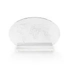 Lampe de table en plexiglas alimentée par LED fabriquée en Italie - Raiponce Viadurini