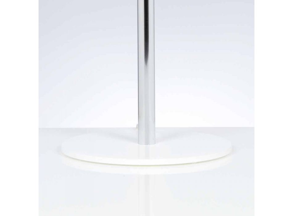 Lampe de table en polycarbonate avec des décorations, diamètre 30 cm, Mara Viadurini