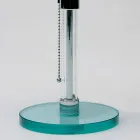 Lampe de table en verre avec abat-jour en opale fabriquée en Italie - Dacca Viadurini