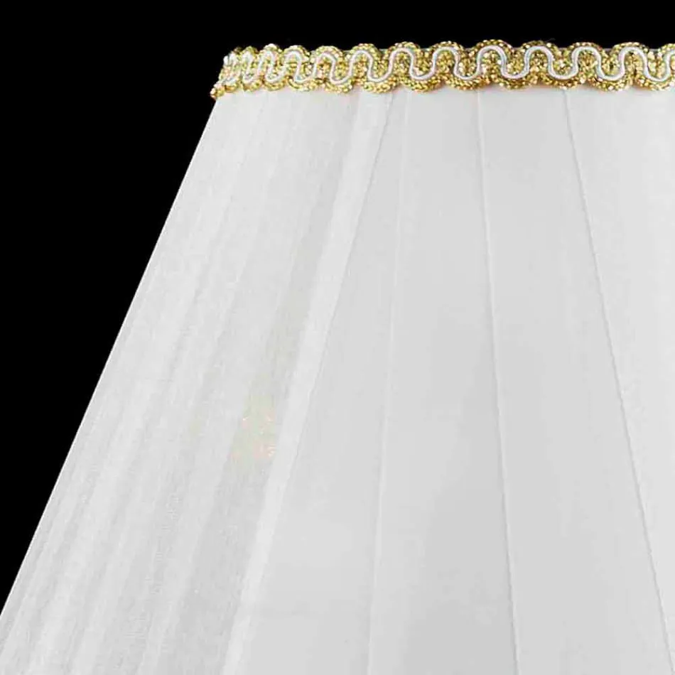 Lampe de table en verre et cristal Belle, fabriqué en Italie Viadurini