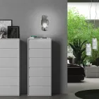 Lampe de Table en Verre Soufflé à Venise et Métal - Satomi Viadurini