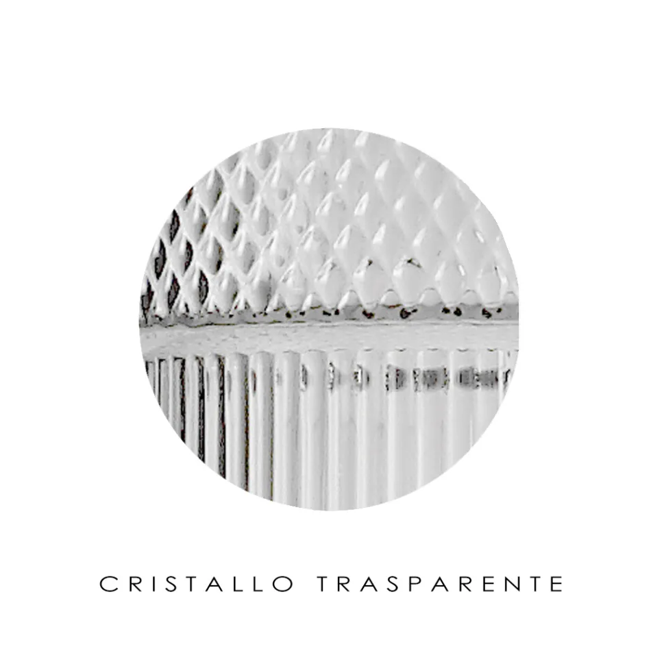 Lampe de Table en Verre Soufflé à Venise et Métal - Satomi Viadurini