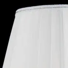 Lampe table en verre transparent et cristallo Ivy, fabriqué en Italie Viadurini