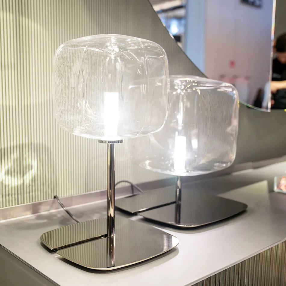 Lampe de table LED avec structure en métal Made in Italy - Donatina Viadurini
