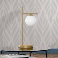Lampe de table moderne en laiton et finition verre Made in Italy - Carima